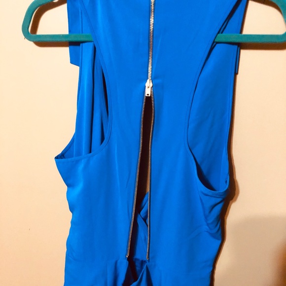 Fashion Star by H&M Orly Shani Blue Dress, Size 14 - Picture 5 of 6